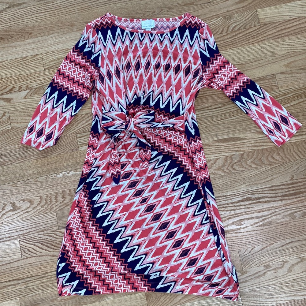 Donna Morgan Tie Waist Dress